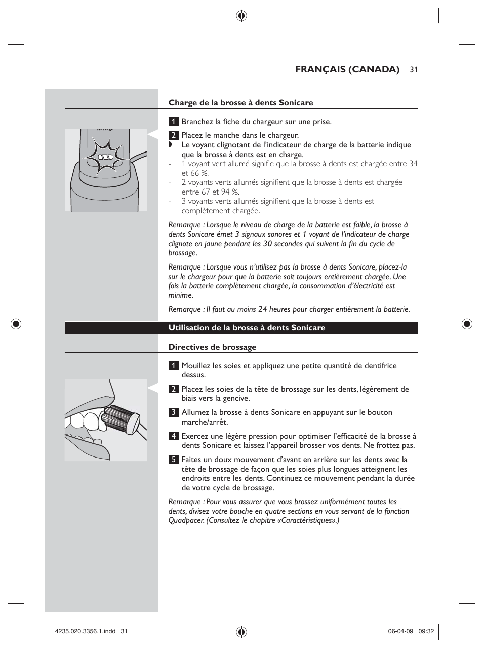 Philips sonicare HX6972/10 User Manual | Page 31 / 44