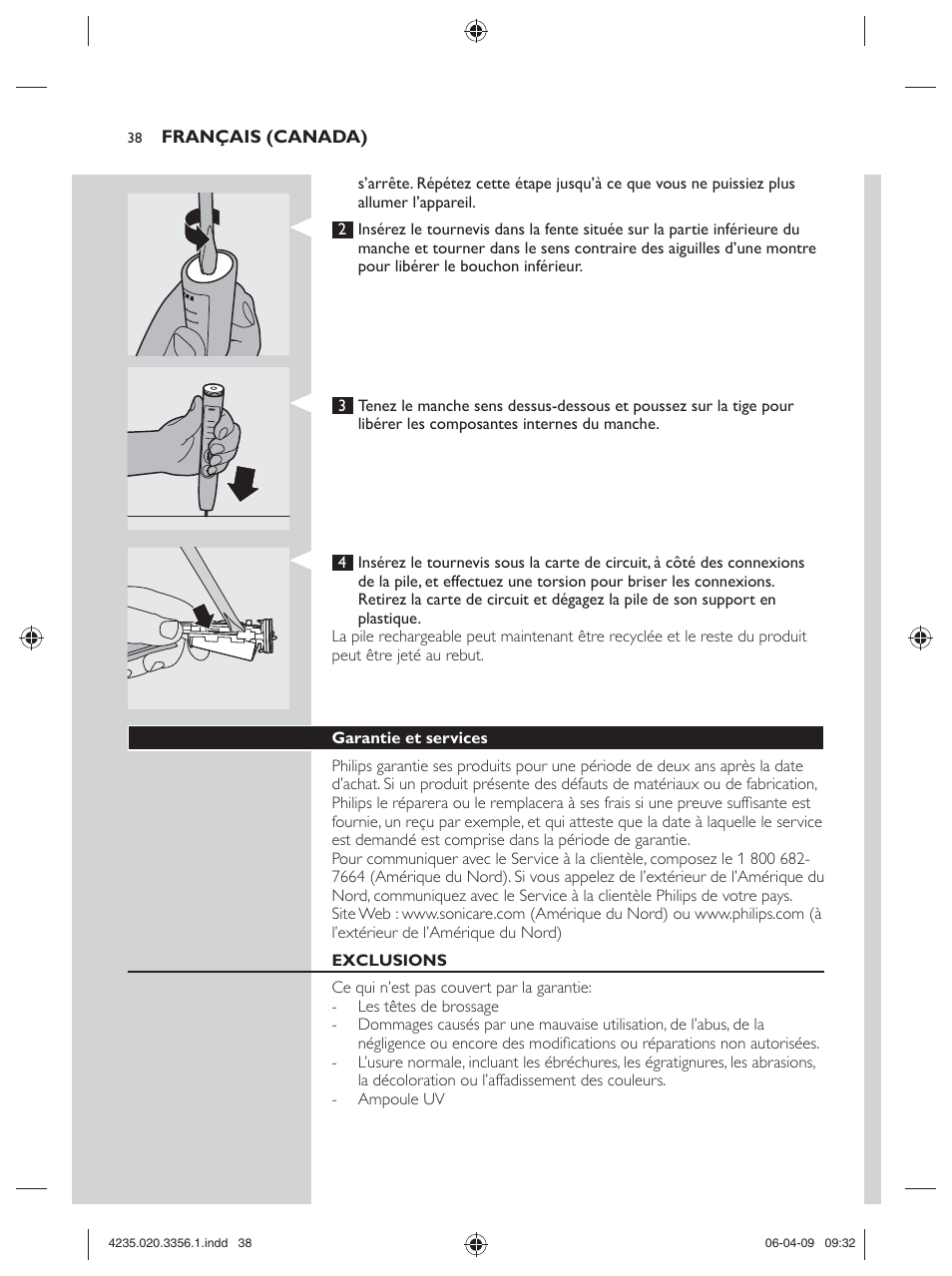 Philips sonicare HX6972/10 User Manual | Page 38 / 44