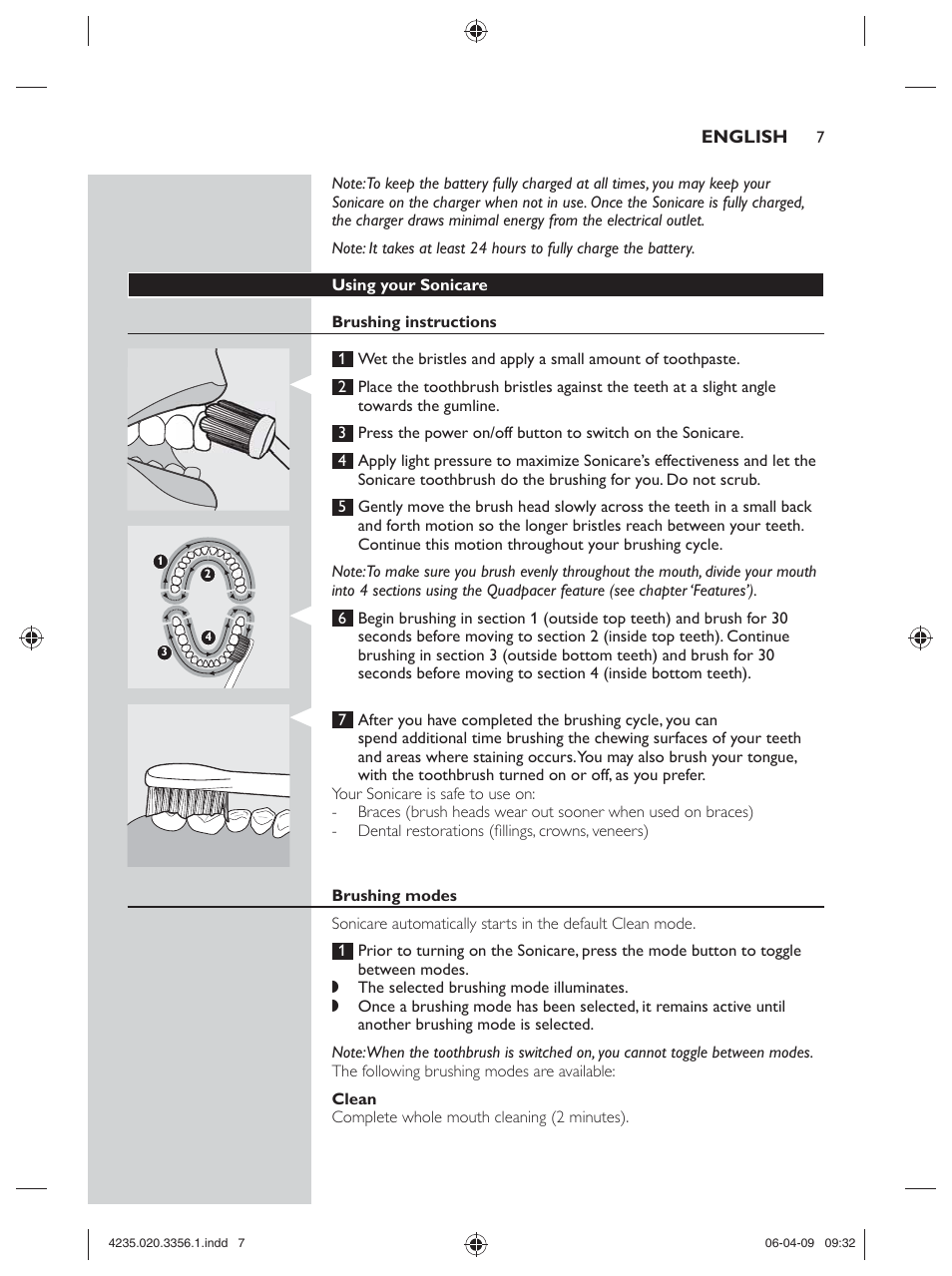 Philips sonicare HX6972/10 User Manual | Page 7 / 44