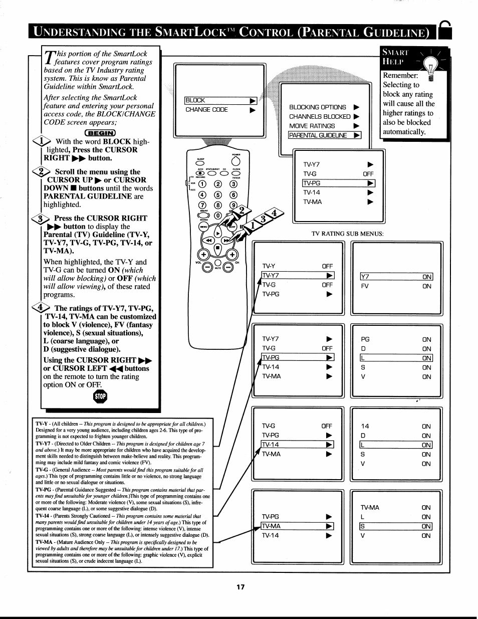 Nderstanding, Mart, Ontrol | Arental, Uideline | Philips XS2757CI User Manual | Page 17 / 36