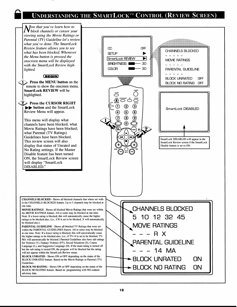 Nderstanding, Mart, Ontrol | Eview, Creen | Philips XS2757CI User Manual | Page 18 / 36