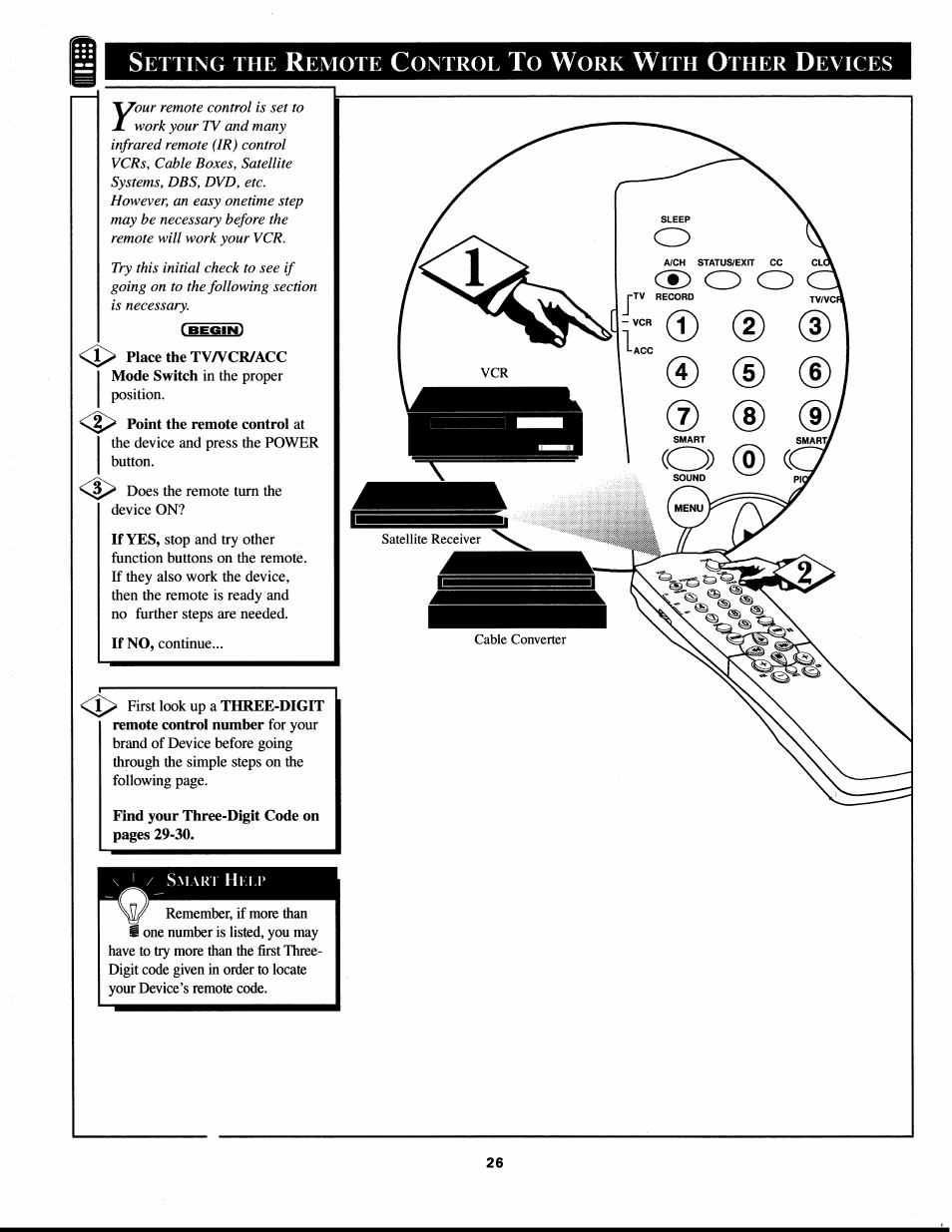 Point the remote control at | Philips XS2757CI User Manual | Page 26 / 36