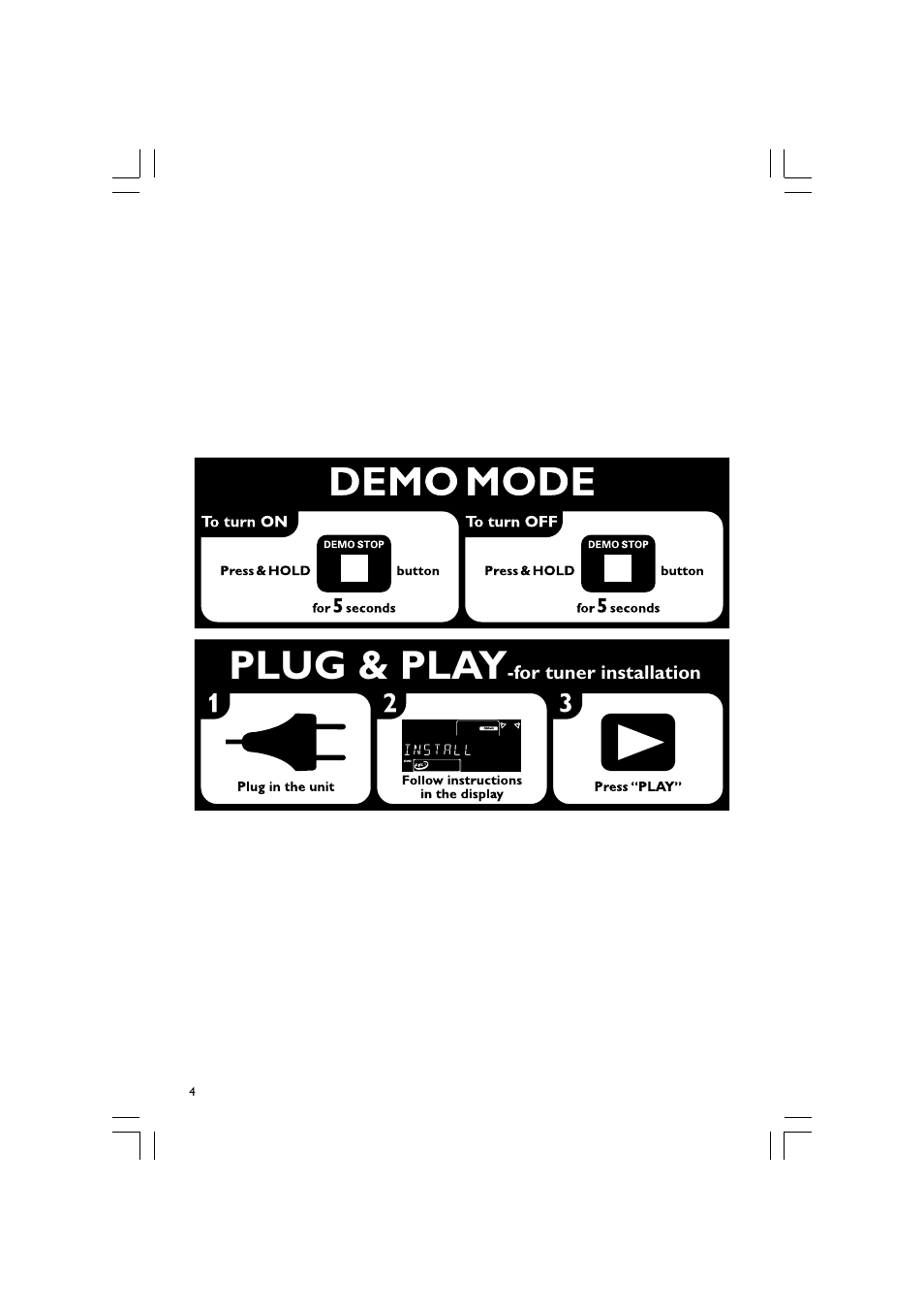 Plug & play | Philips FW-D750 User Manual | Page 4 / 48