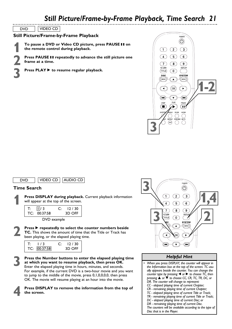 Philips DVD615AT98 User Manual | Page 21 / 48