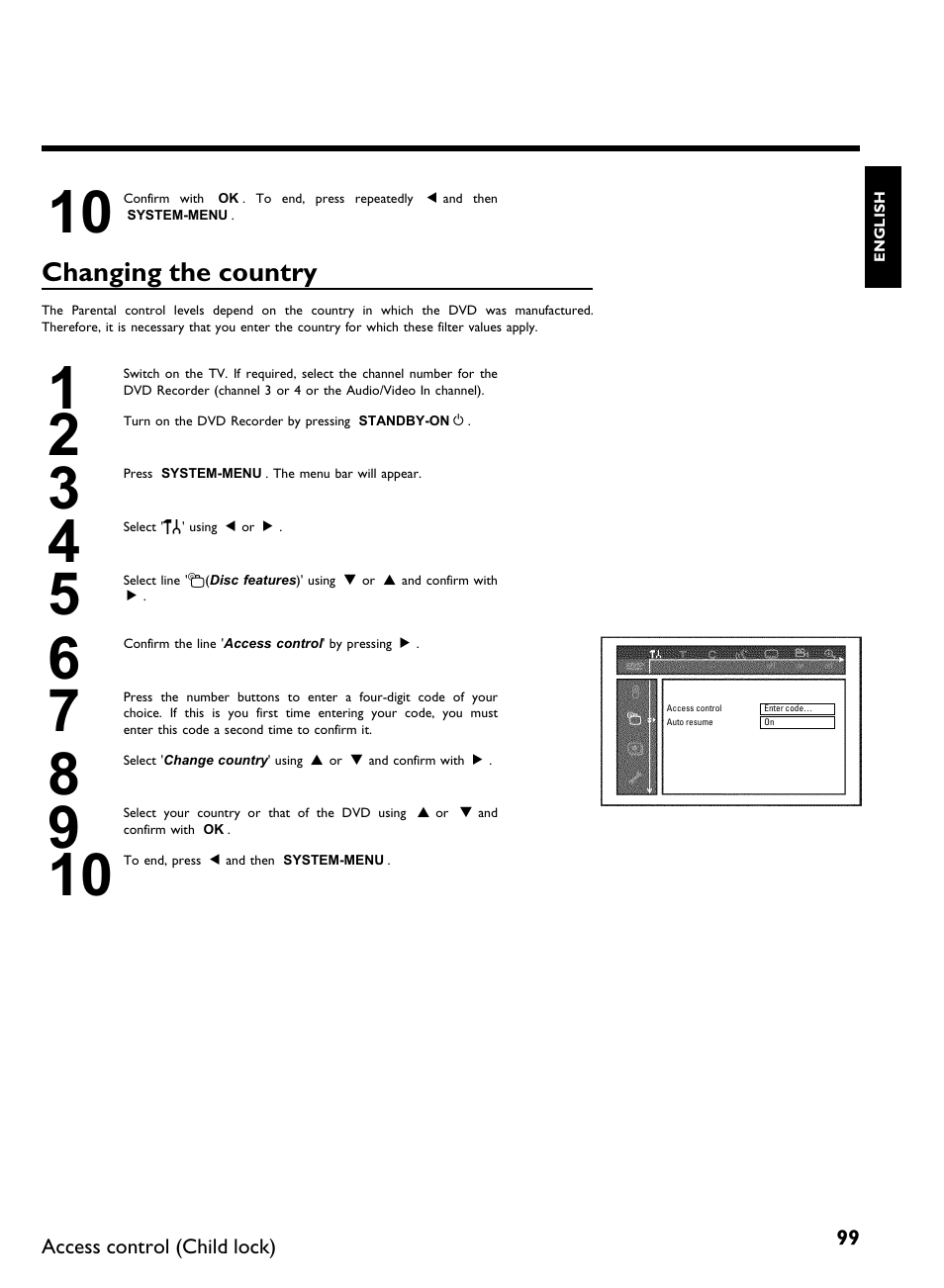 Philips DVDR3370H User Manual | Page 111 / 122