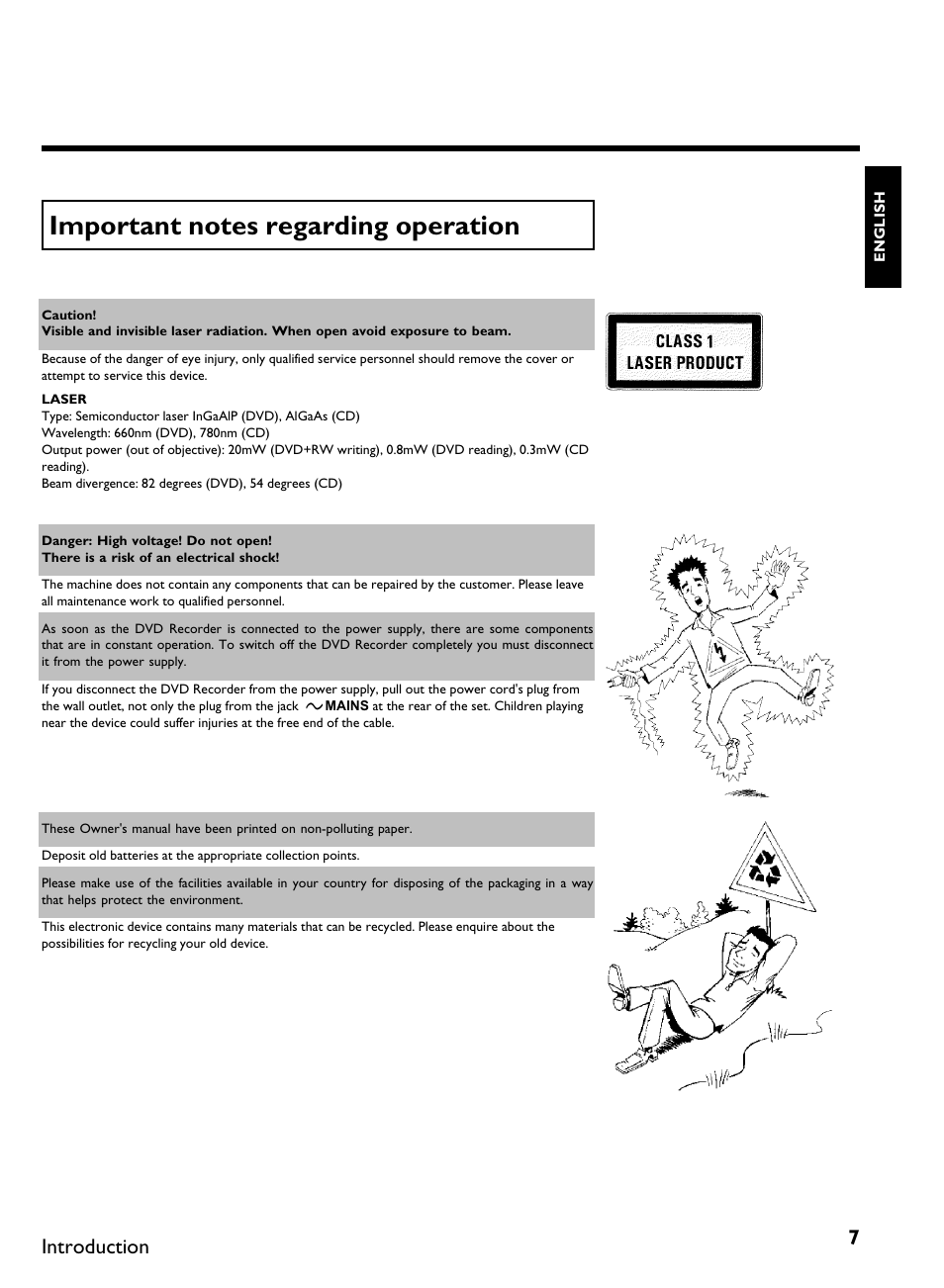 Introduction | Philips DVDR3370H User Manual | Page 19 / 122