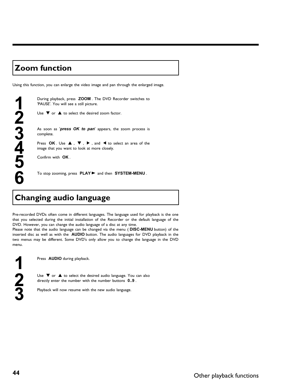 Philips DVDR3370H User Manual | Page 56 / 122
