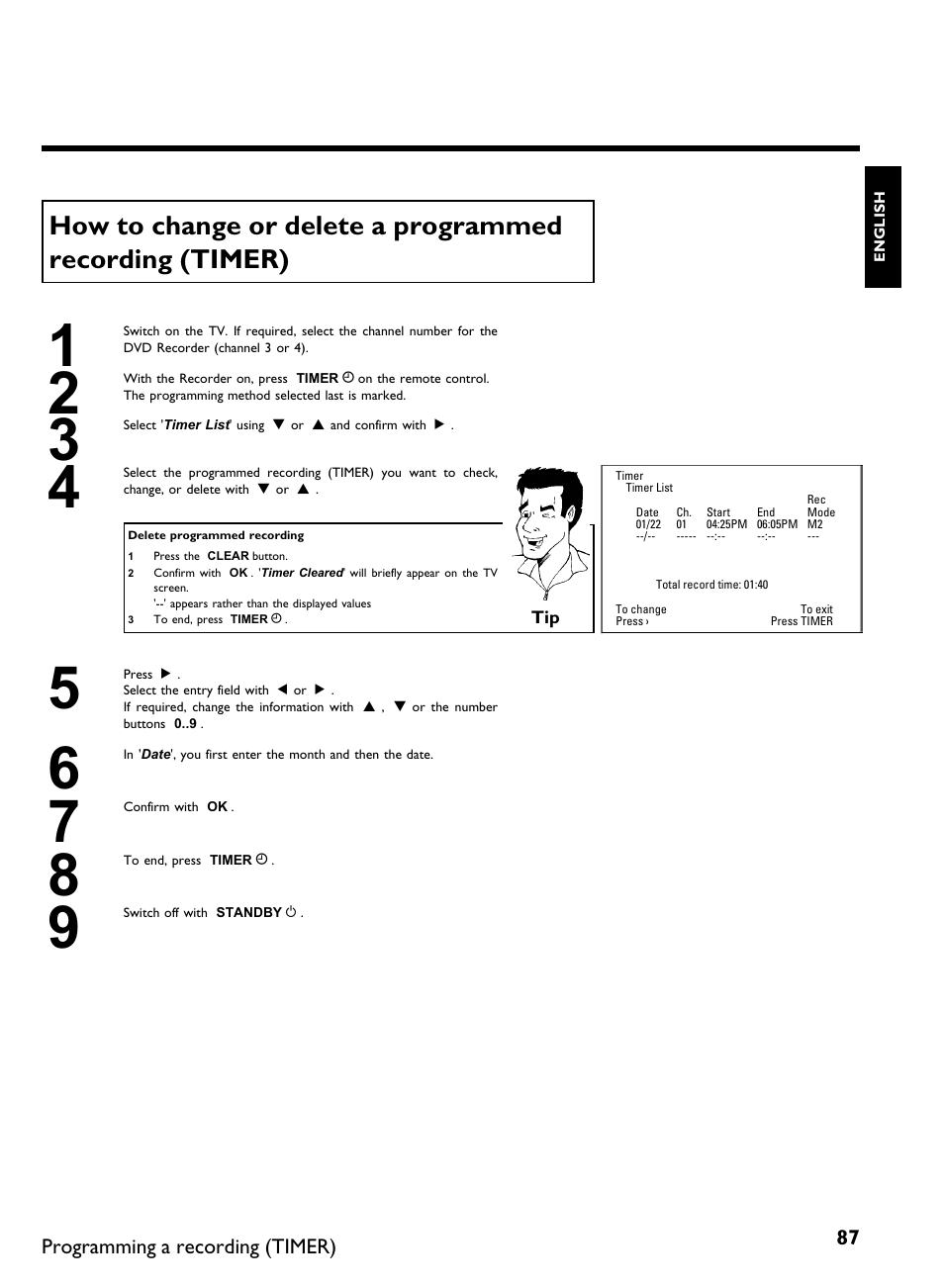 Philips DVDR3370H User Manual | Page 99 / 122