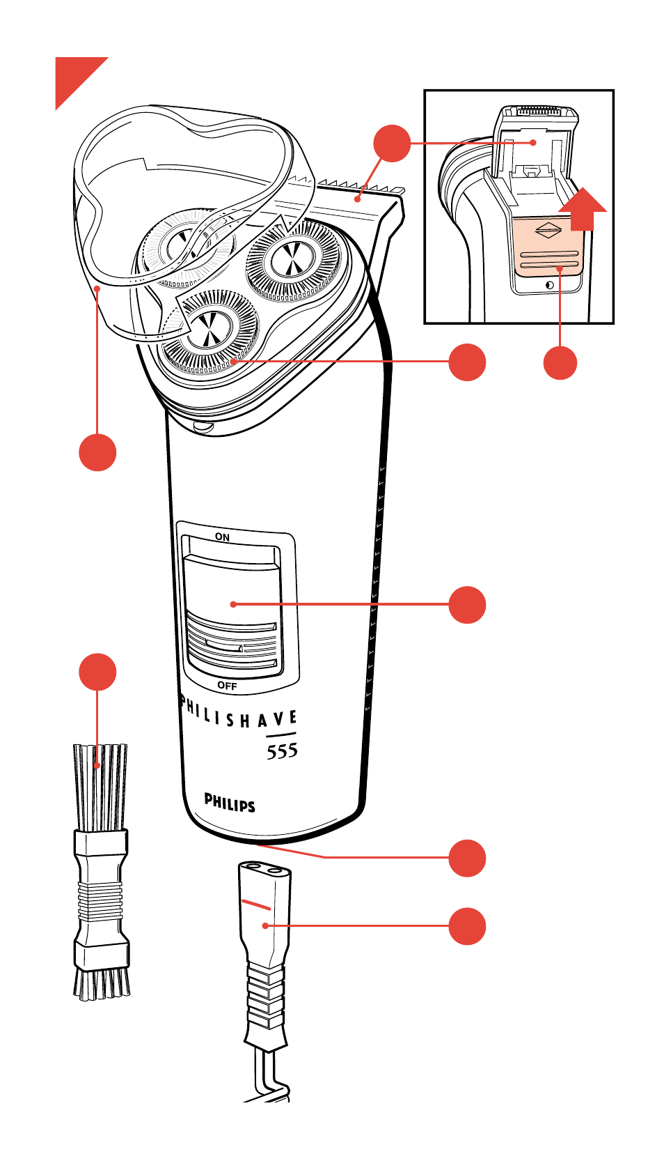 Philips 555 User Manual | Page 3 / 38