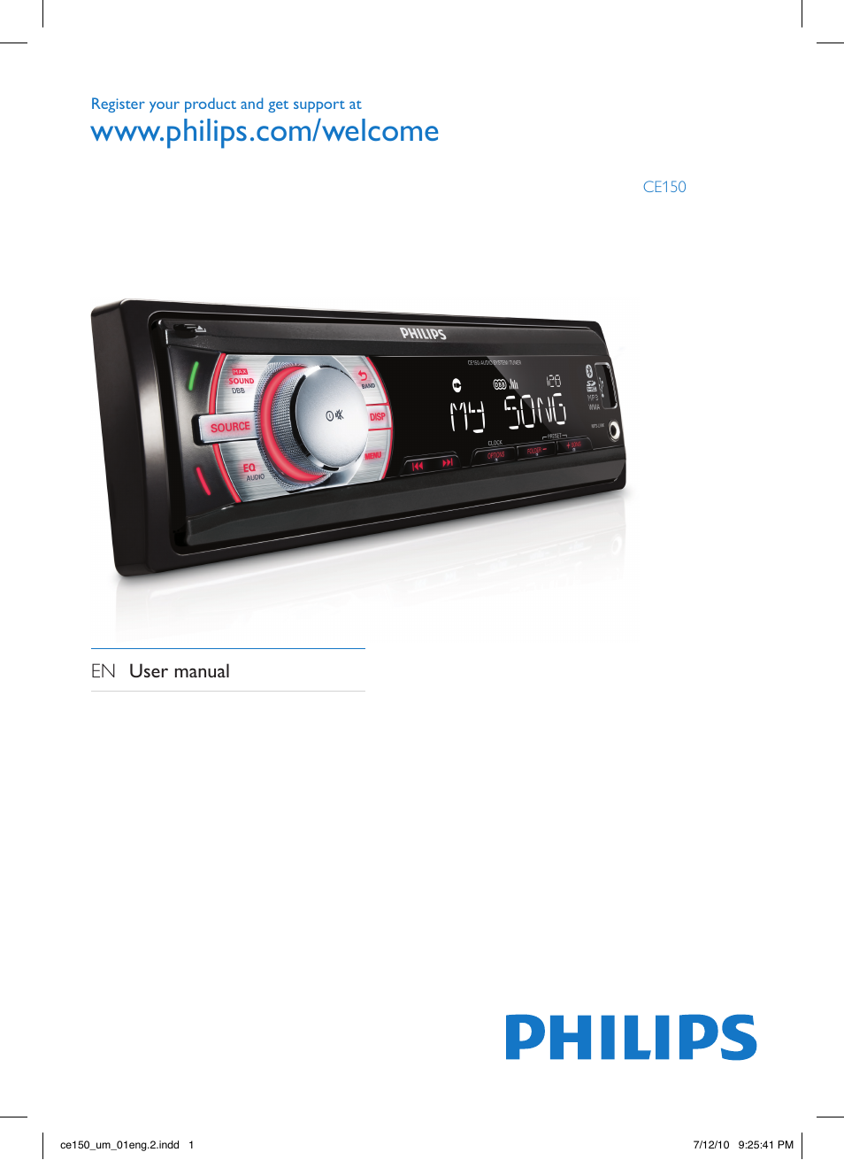 Philips CE150 User Manual | 24 pages