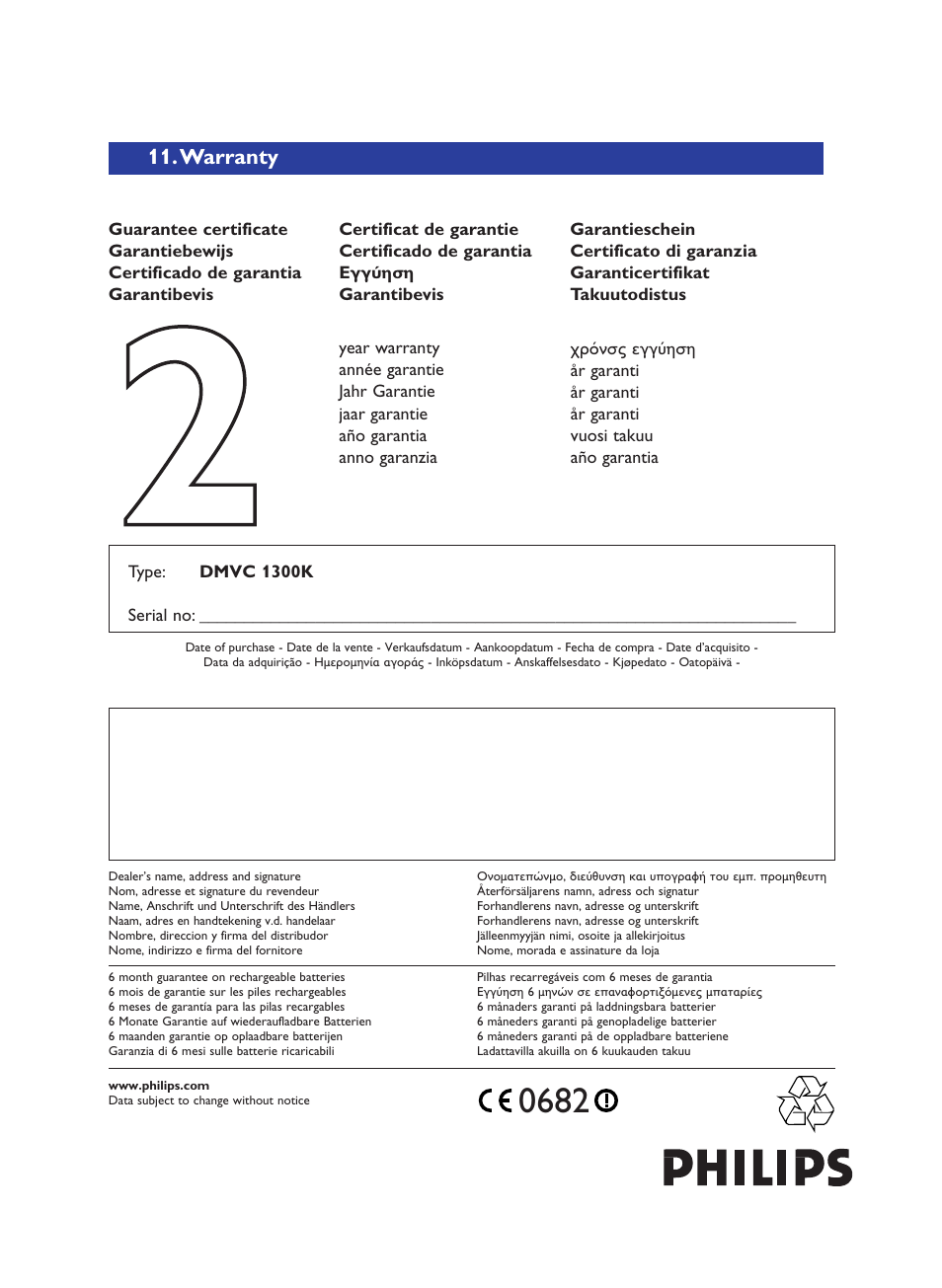 Philips ThumbCam DMVC1300K User Manual | Page 35 / 35