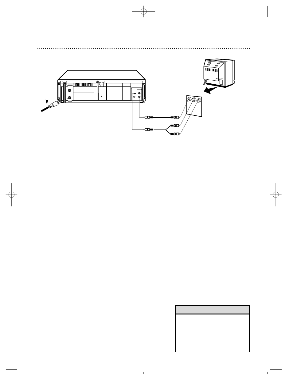 10 hookups with a stereo tv | Philips VPZ210AT User Manual | Page 10 / 24