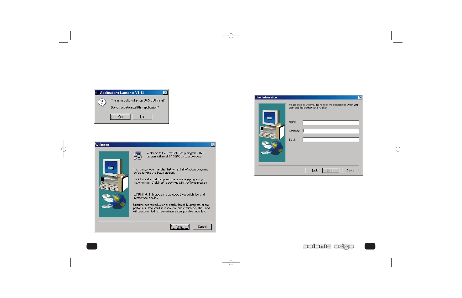 Installing seismic edge | Philips PSC705 User Manual | Page 14 / 34