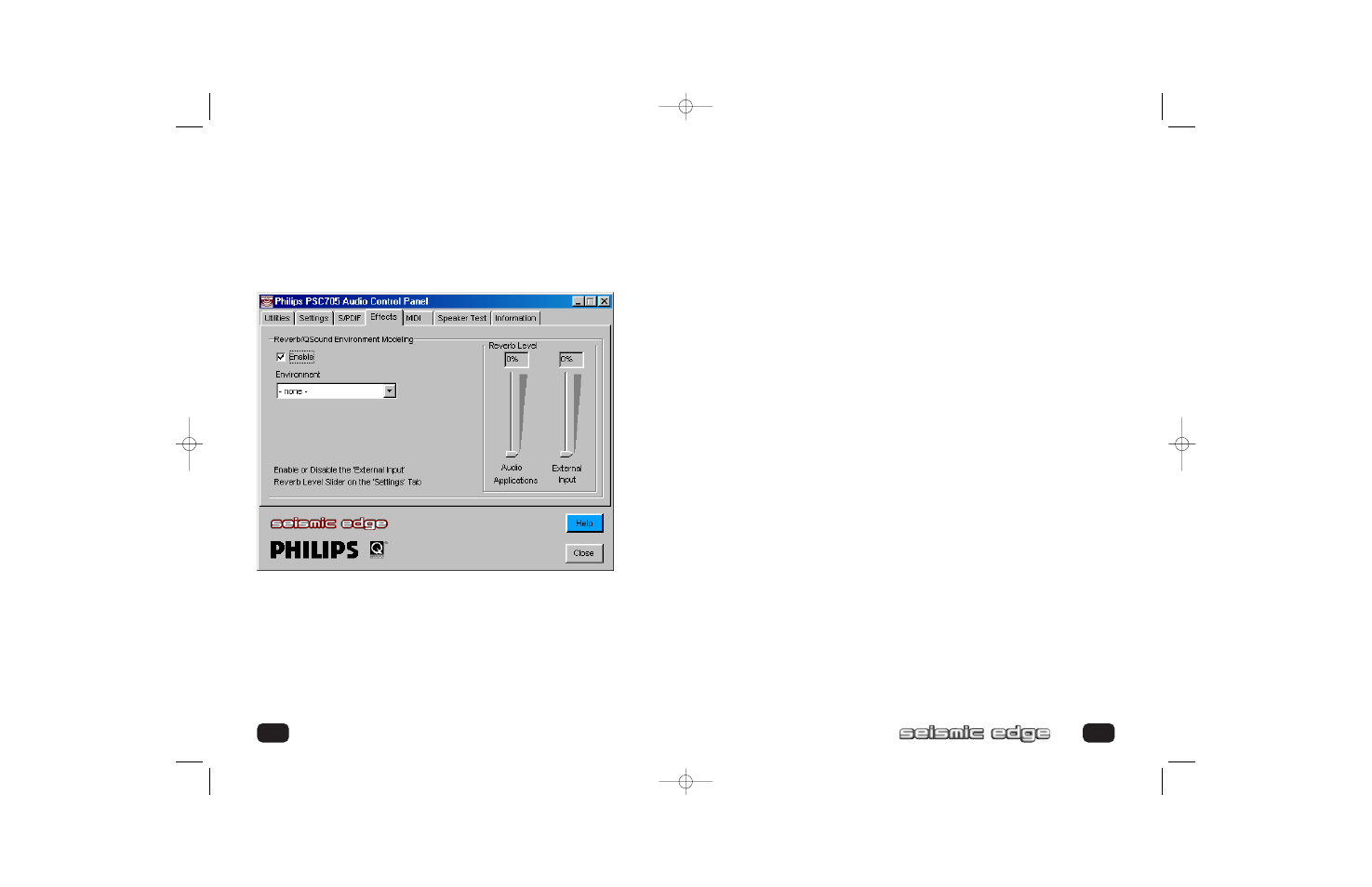 Control panel | Philips PSC705 User Manual | Page 24 / 34