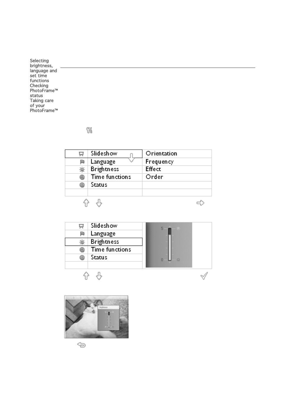 Optimizing photoframe | Philips 7FF1CWO User Manual | Page 20 / 49
