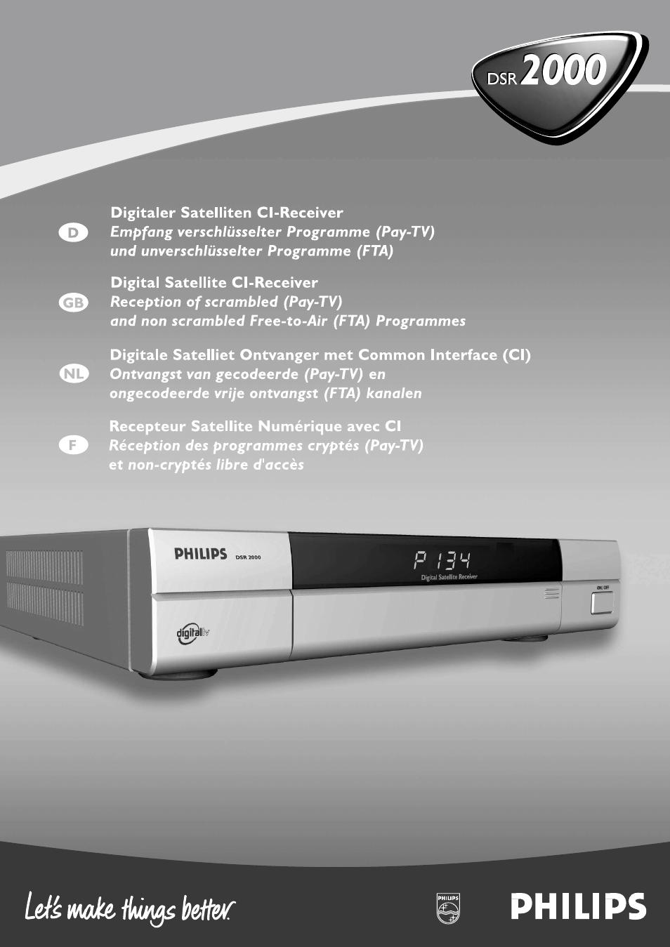 Philips DSR2000/00M User Manual | 27 pages