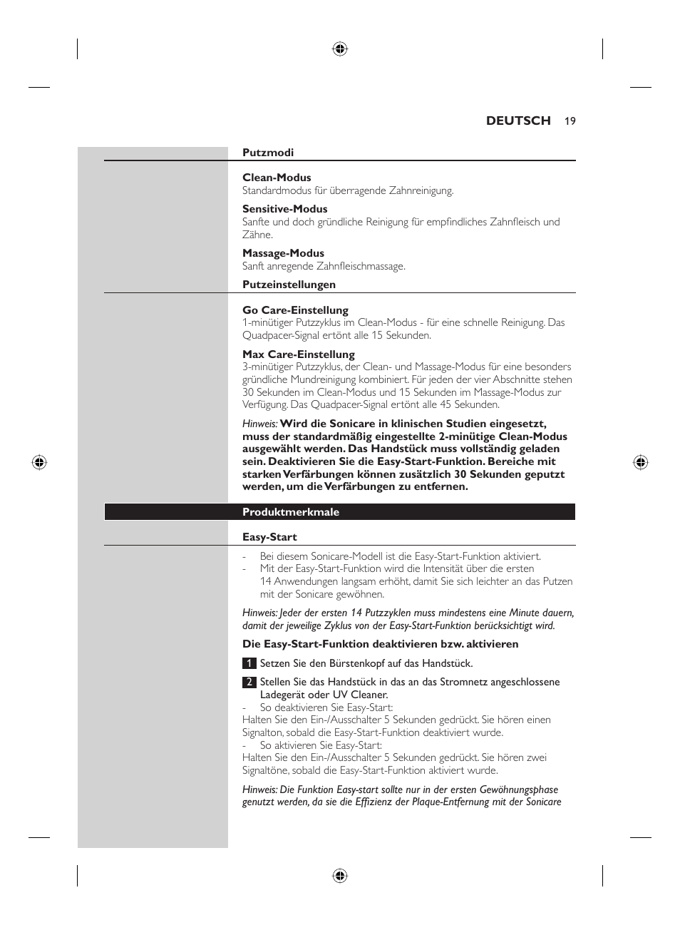 Philips FLEXCARE00 HX6911 User Manual | Page 19 / 64