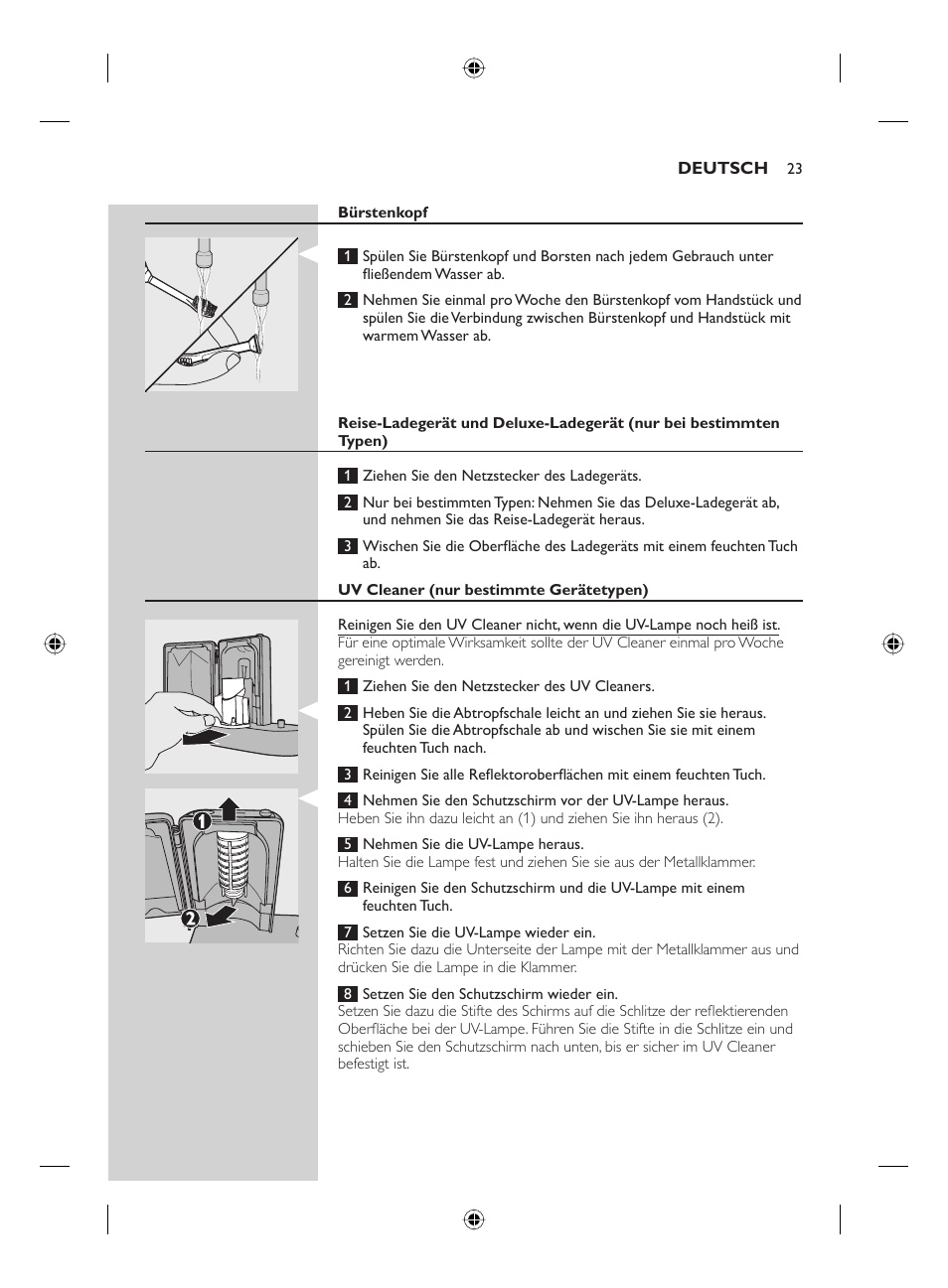 Philips FLEXCARE00 HX6911 User Manual | Page 23 / 64