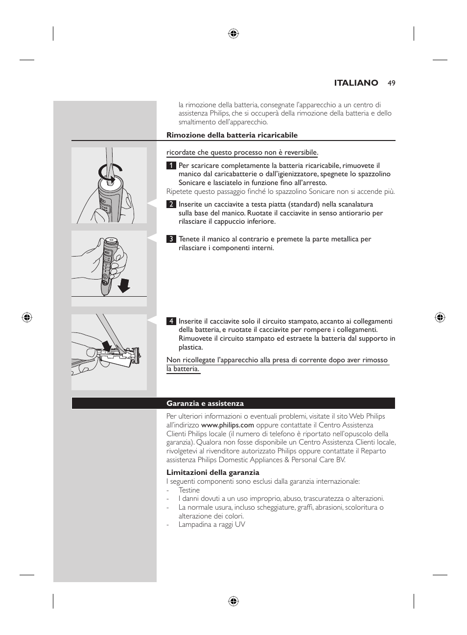 Philips FLEXCARE00 HX6911 User Manual | Page 49 / 64