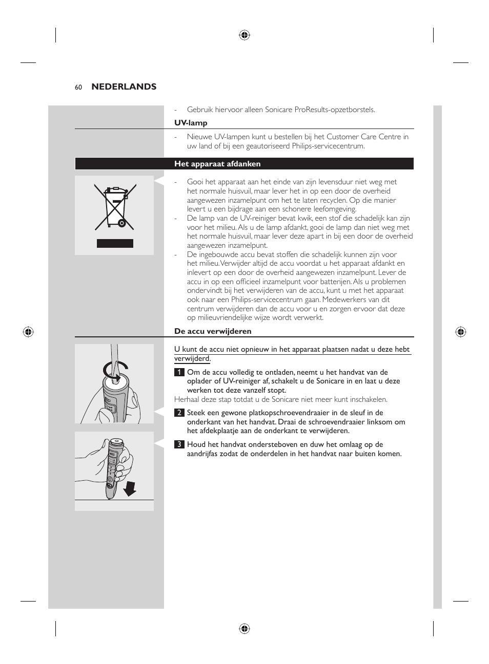 Philips FLEXCARE00 HX6911 User Manual | Page 60 / 64