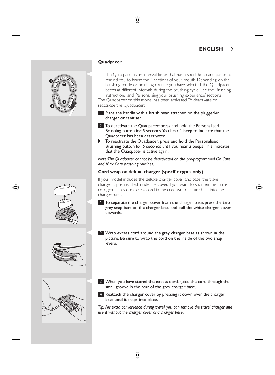 Philips FLEXCARE00 HX6911 User Manual | Page 9 / 64