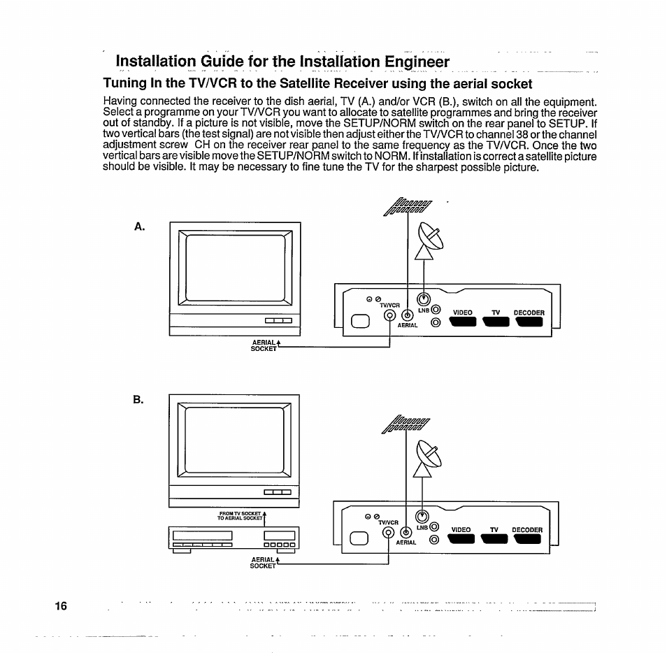 Installation guide for the instaltatlon engin | Philips STU 801/25R User Manual | Page 18 / 28