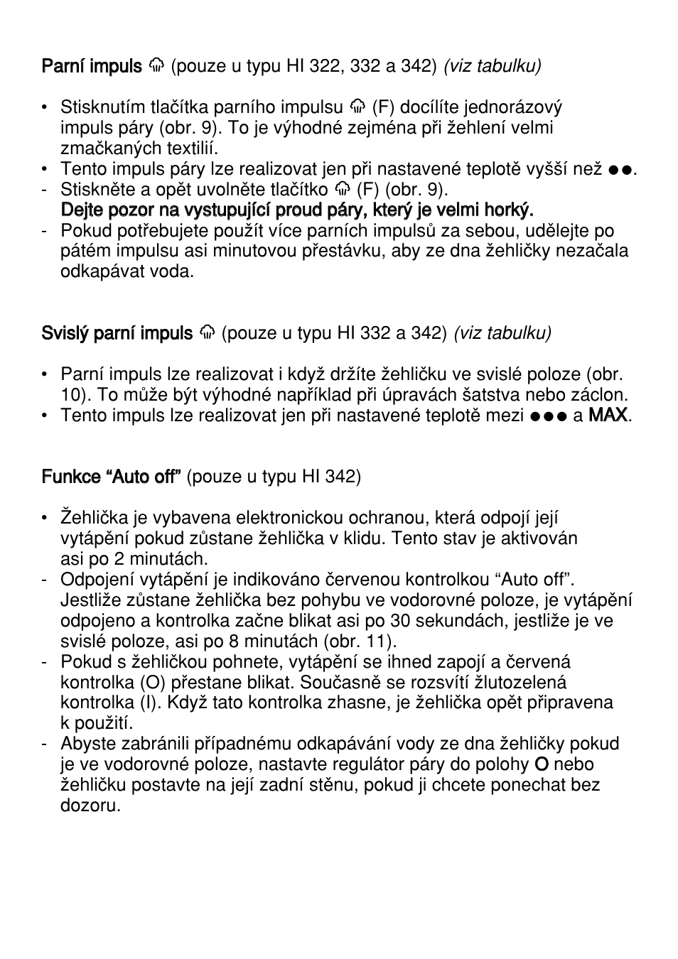 Philips HI 312 User Manual | Page 34 / 116