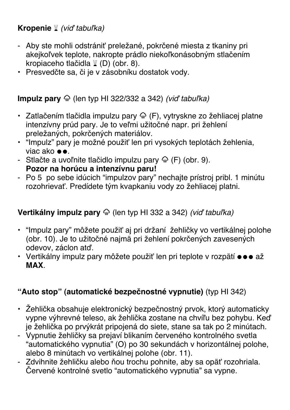 Philips HI 312 User Manual | Page 42 / 116