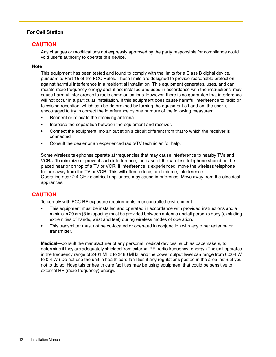 Philips KX-TAW848 User Manual | Page 12 / 128