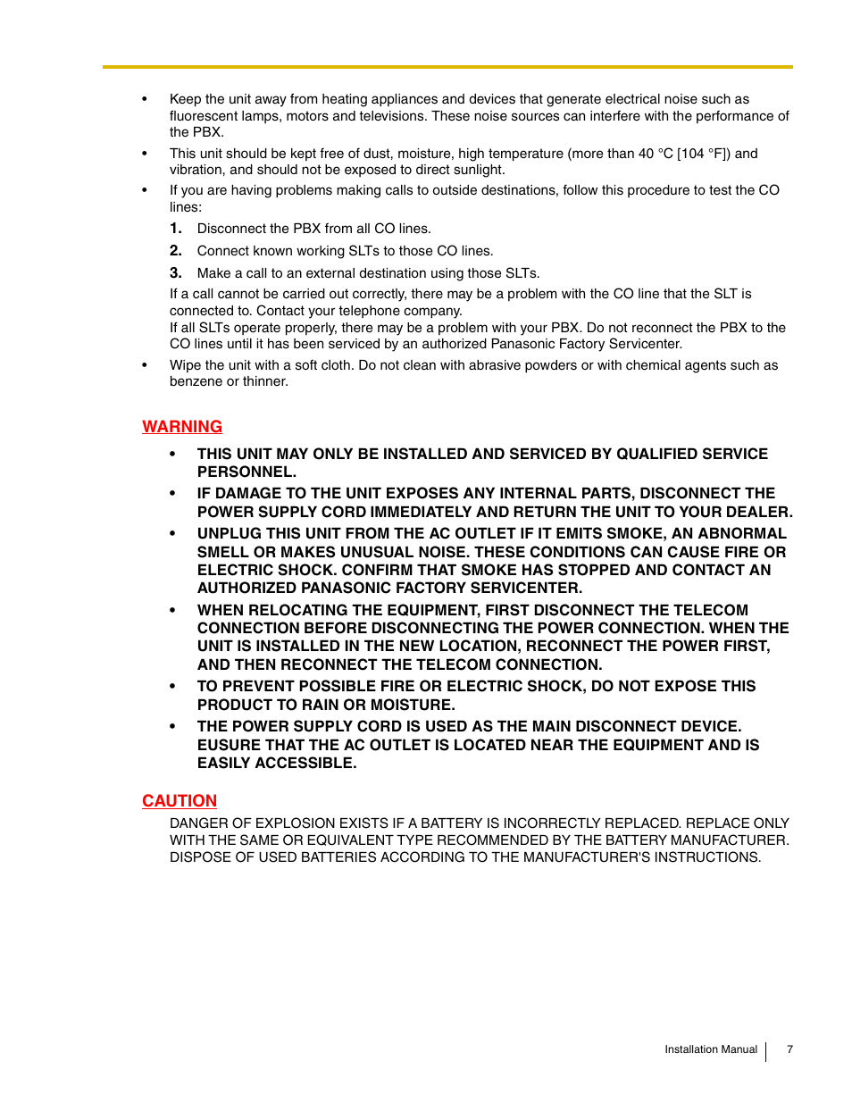 Philips KX-TAW848 User Manual | Page 7 / 128