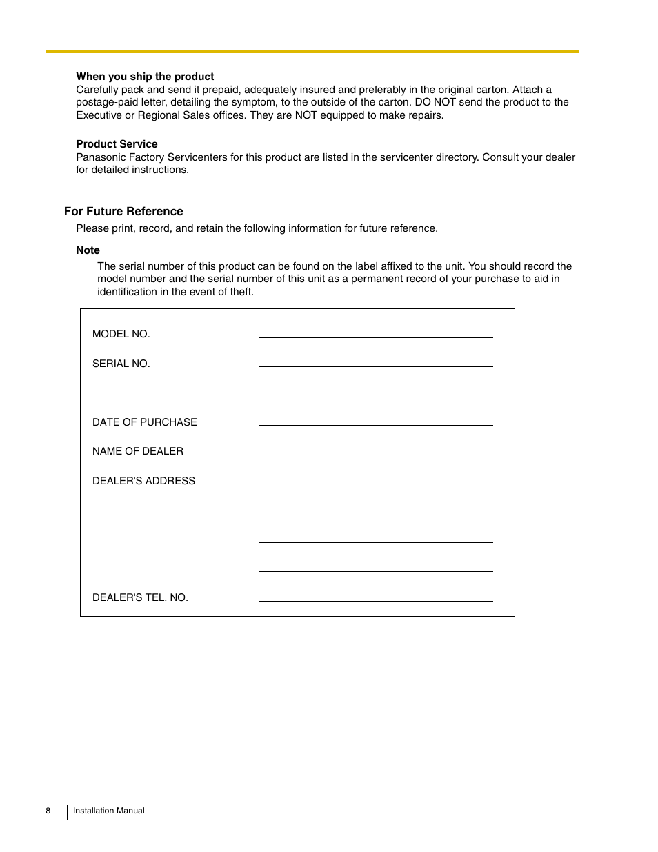 Philips KX-TAW848 User Manual | Page 8 / 128