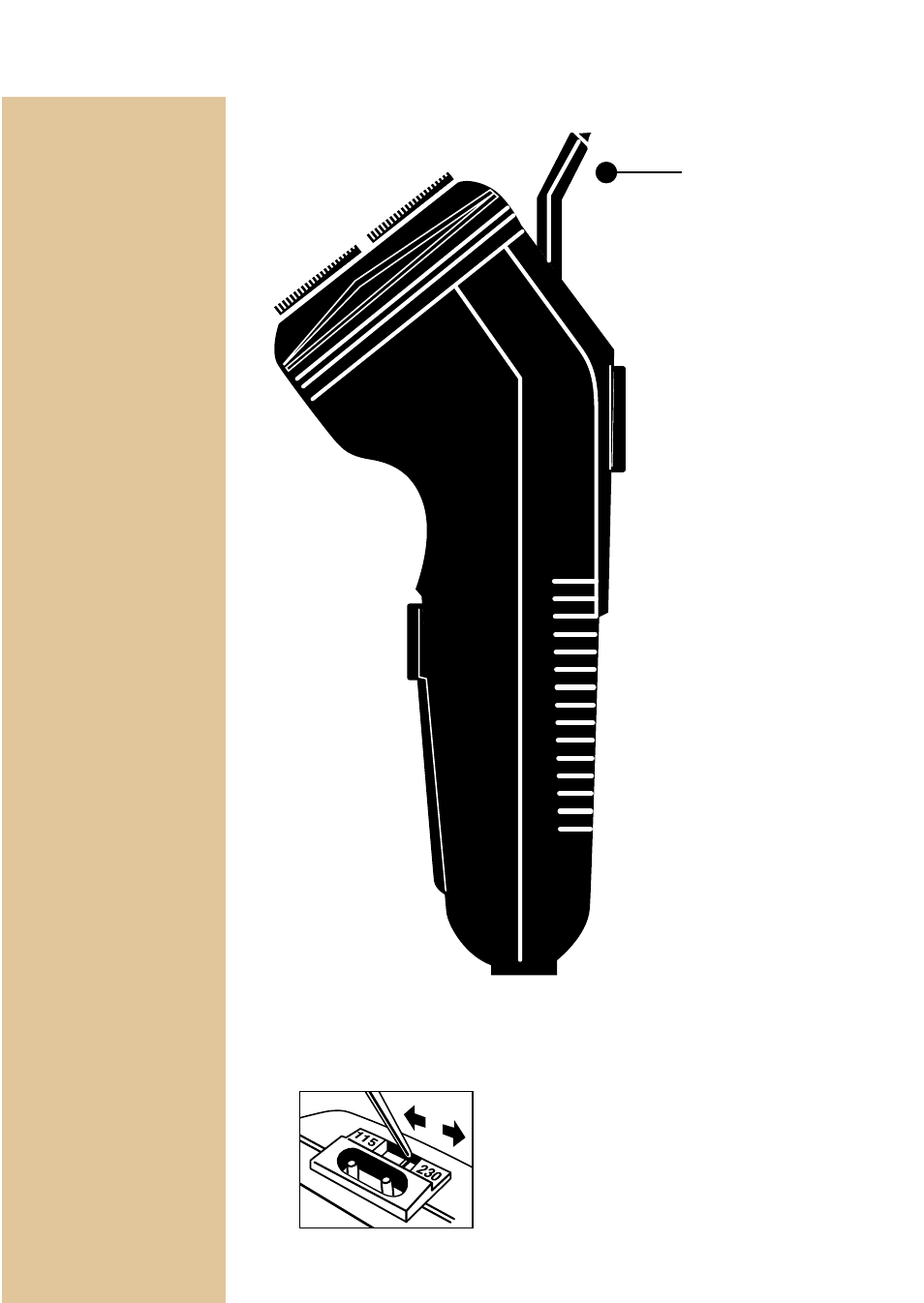 Dual voltage selector | Philips 4605 User Manual | Page 7 / 16