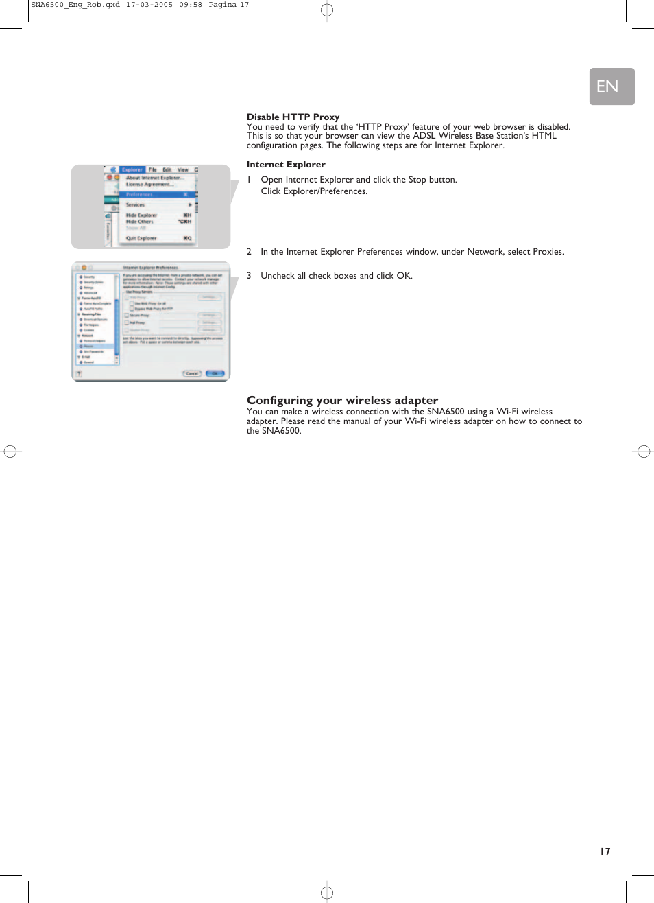 Philips SNA6500 User Manual | Page 17 / 47