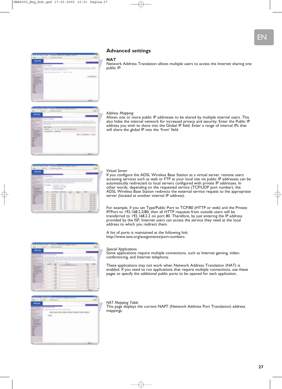 Philips SNA6500 User Manual | Page 27 / 47