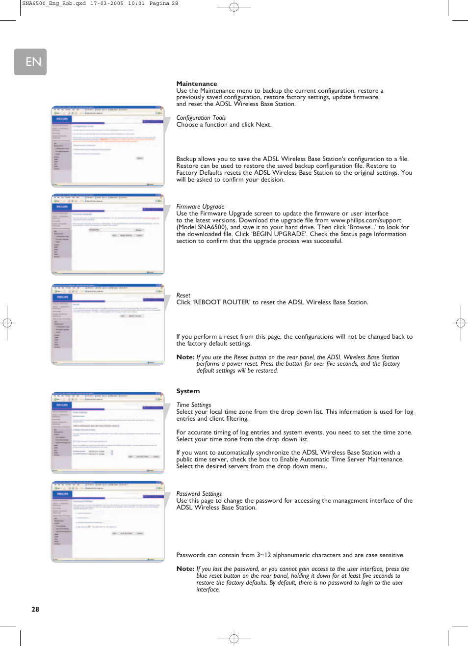 Philips SNA6500 User Manual | Page 28 / 47