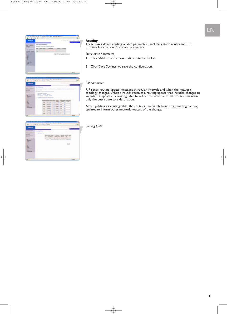 Philips SNA6500 User Manual | Page 31 / 47