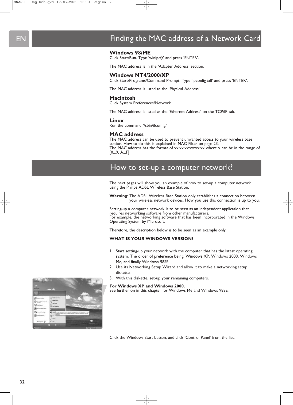 Philips SNA6500 User Manual | Page 32 / 47