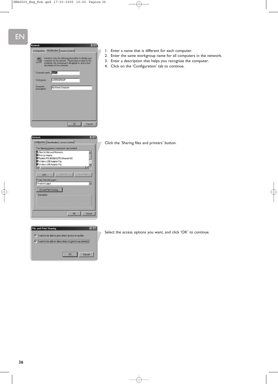 Philips SNA6500 User Manual | Page 36 / 47