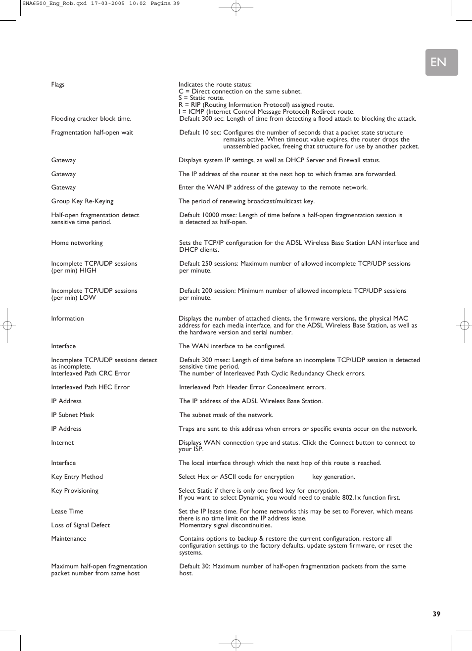 Philips SNA6500 User Manual | Page 39 / 47