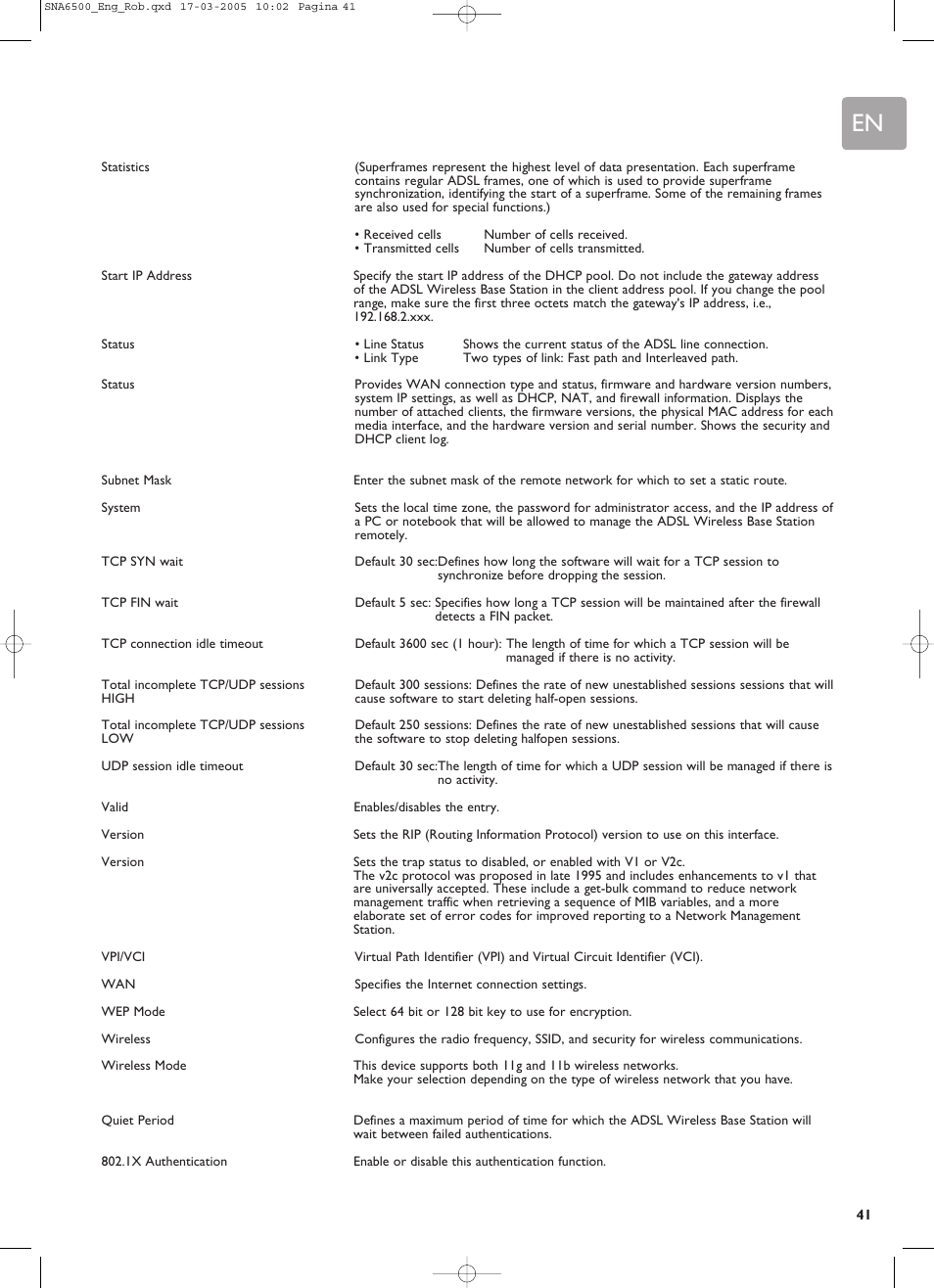 Philips SNA6500 User Manual | Page 41 / 47