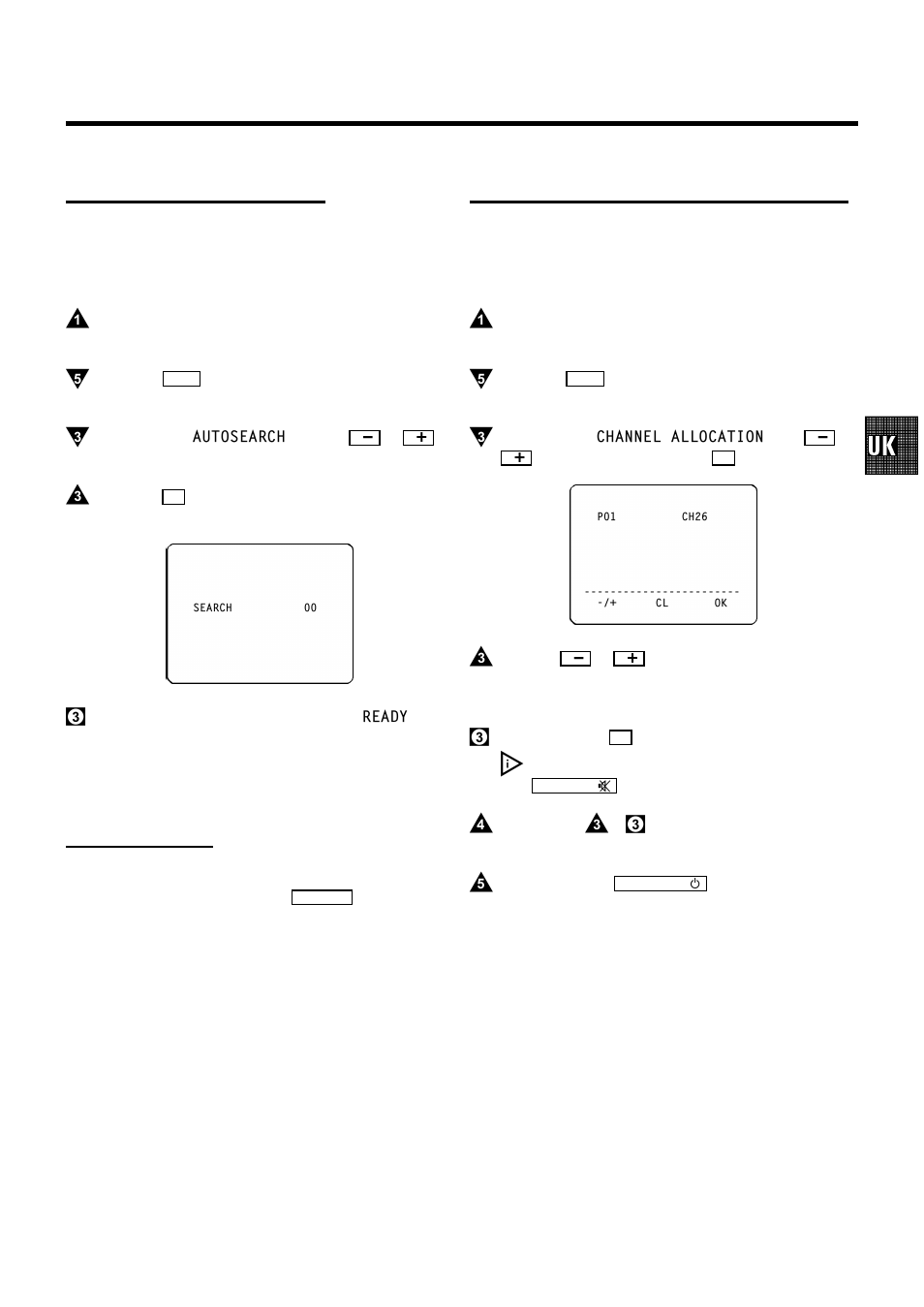 Automatic tv channel search, Monitor function, Sorting and clearing tv channels manually | Philips VR400 User Manual | Page 12 / 26