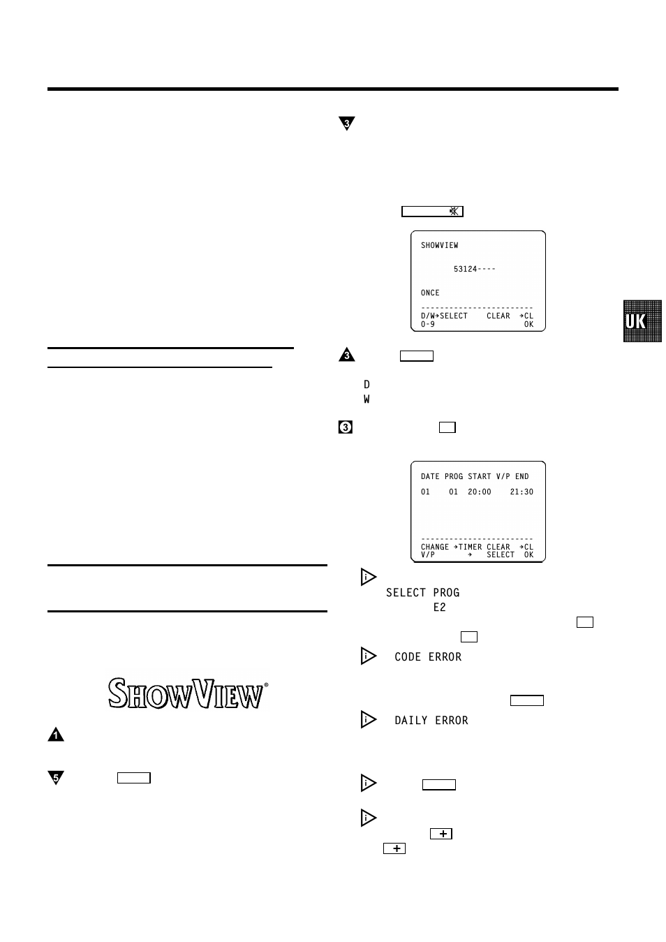 Programmed recording (timer), Programming a recording (with ’showview’) | Philips VR400 User Manual | Page 20 / 26