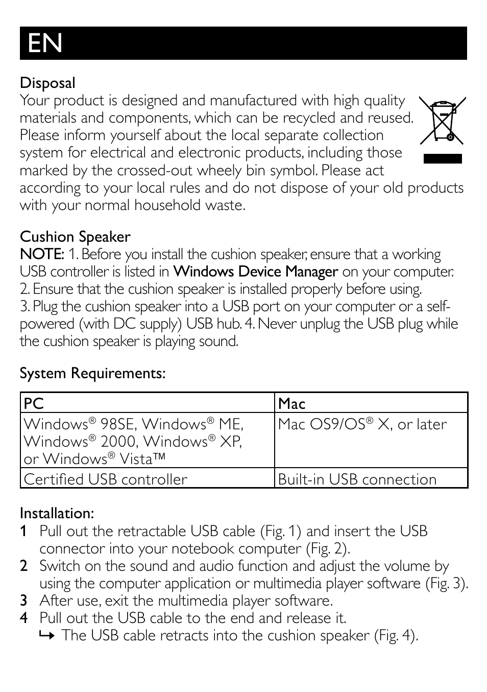 Philips SDC5100 User Manual | Page 3 / 7