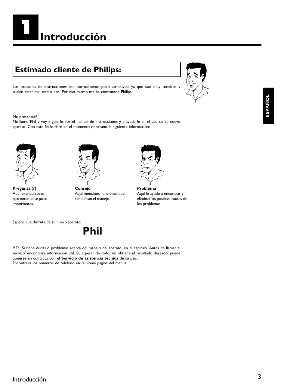 Introducción, Phil | Philips DVDR 80 User Manual | Page 125 / 228