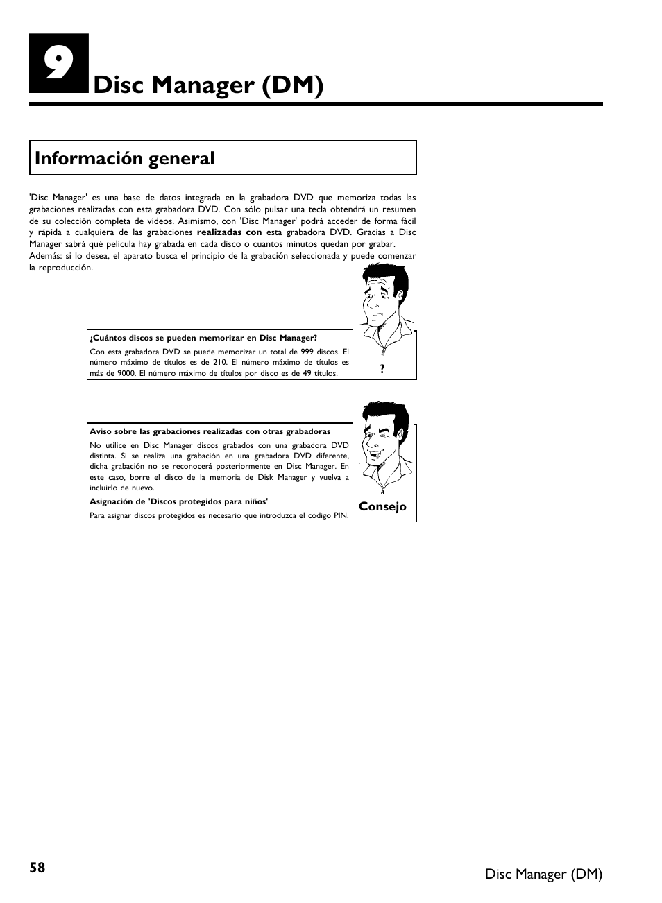 Disc manager (dm) | Philips DVDR 80 User Manual | Page 180 / 228
