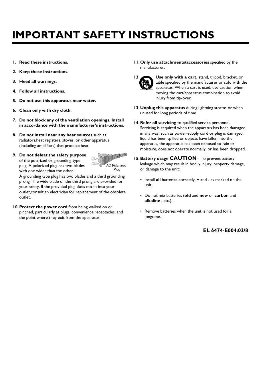 Important safety instructions | Philips DVDR 80 User Manual | Page 5 / 228