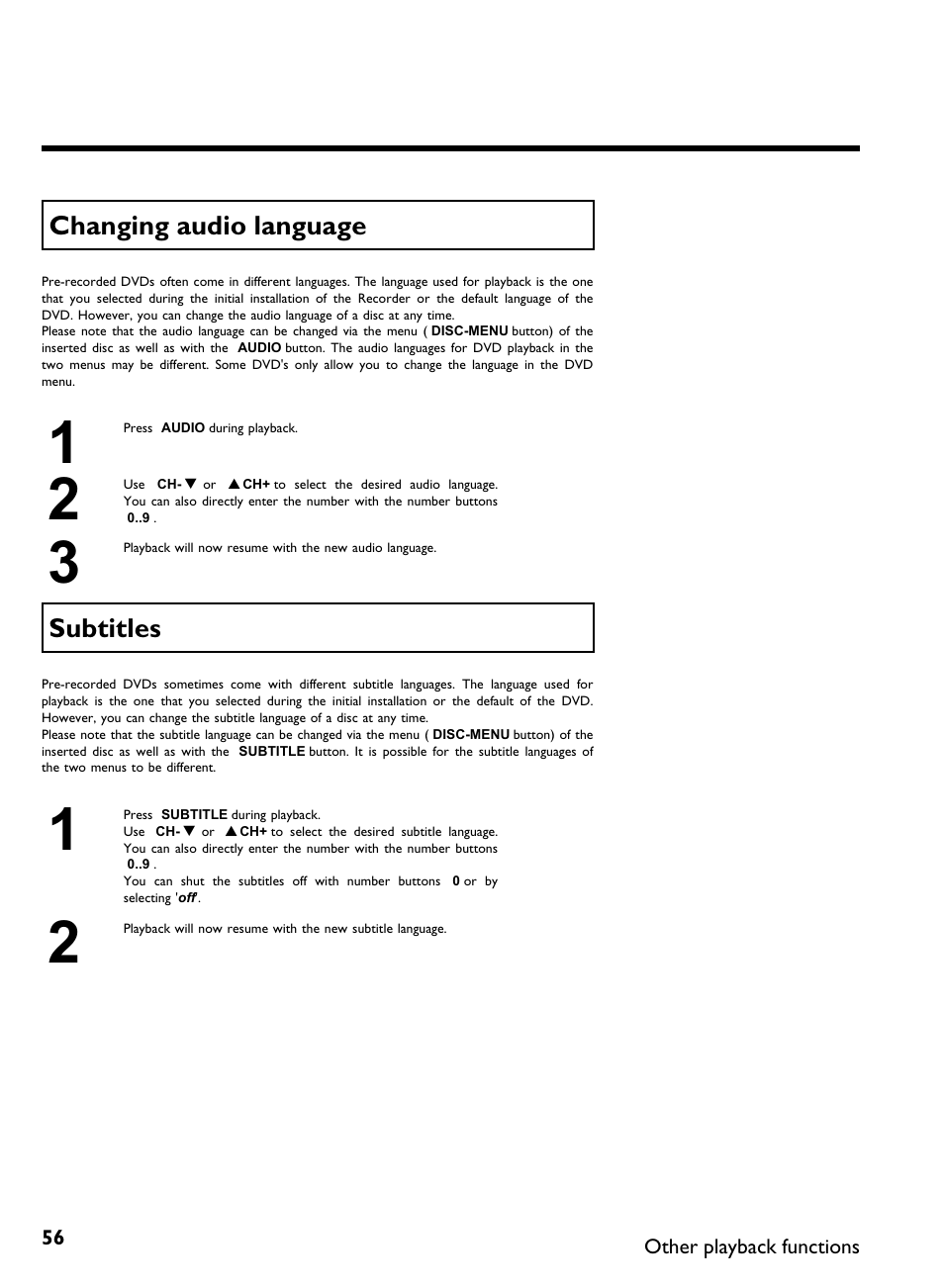 Philips DVDR 80 User Manual | Page 68 / 228