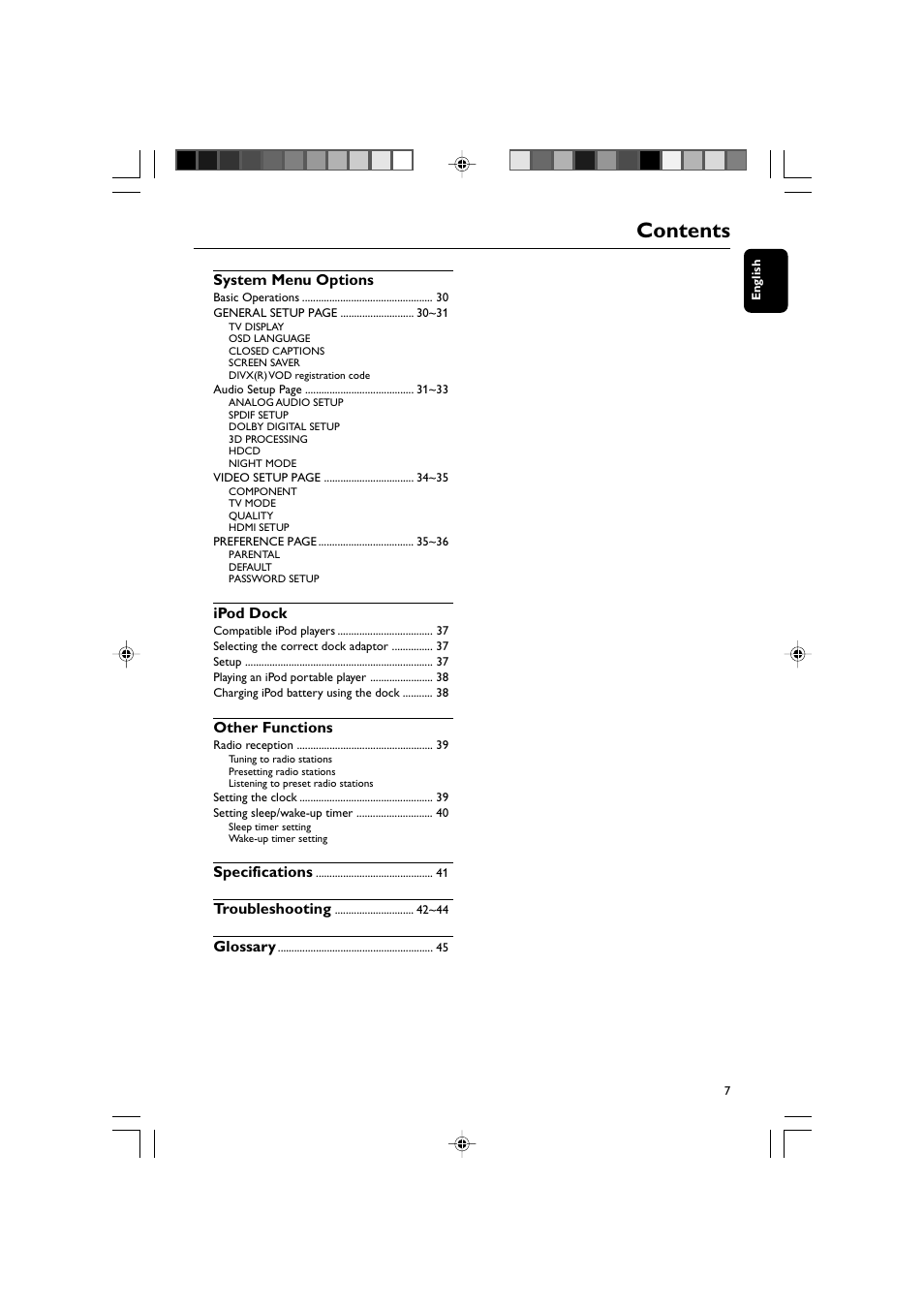 Philips DVD Micro Theatre MCD759D User Manual | Page 7 / 47