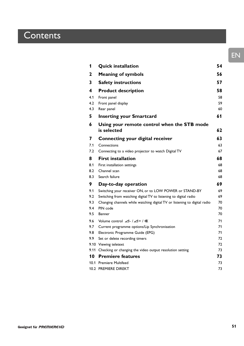 Philips DCR 9001/22 User Manual | Page 3 / 65