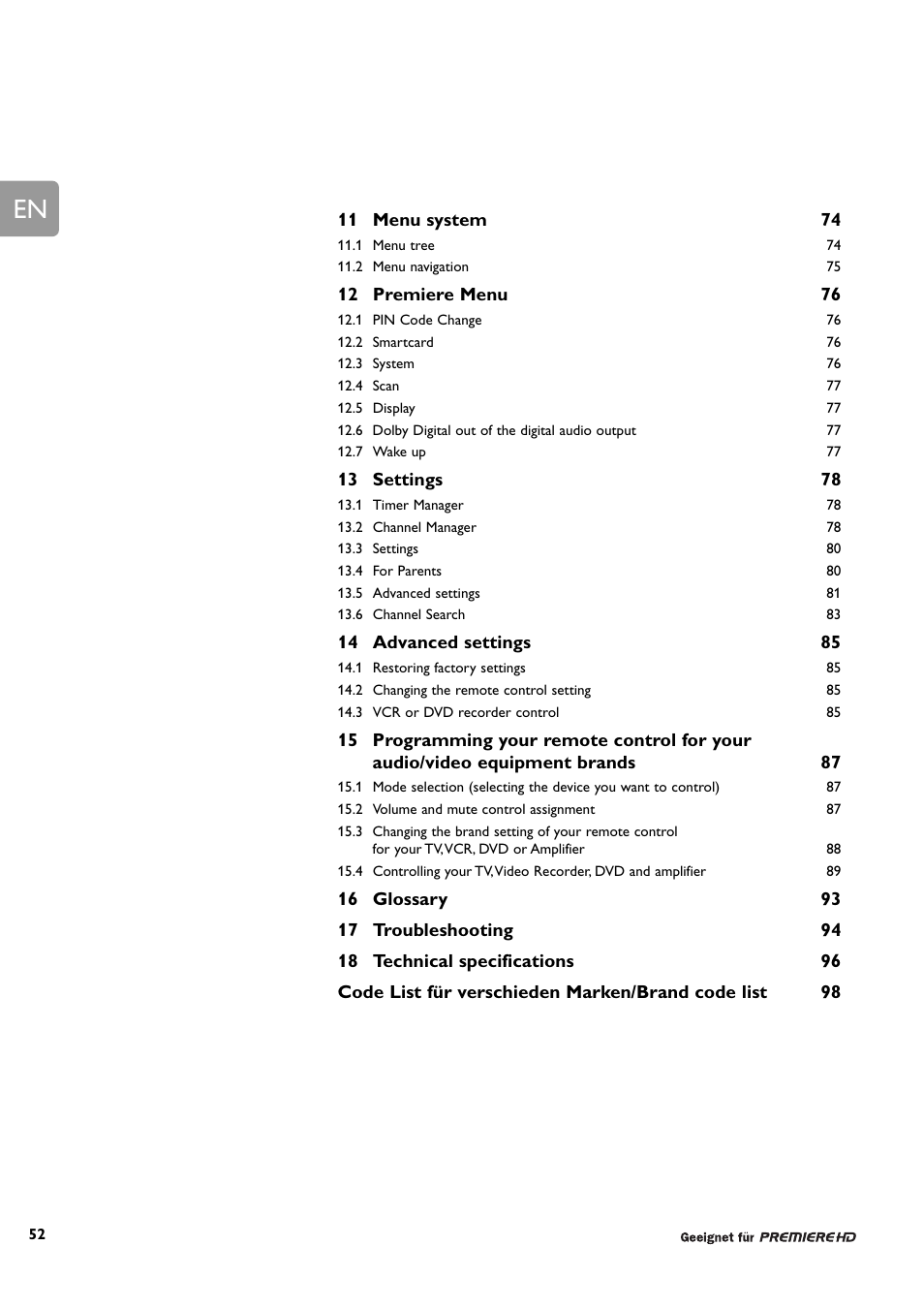 Philips DCR 9001/22 User Manual | Page 4 / 65